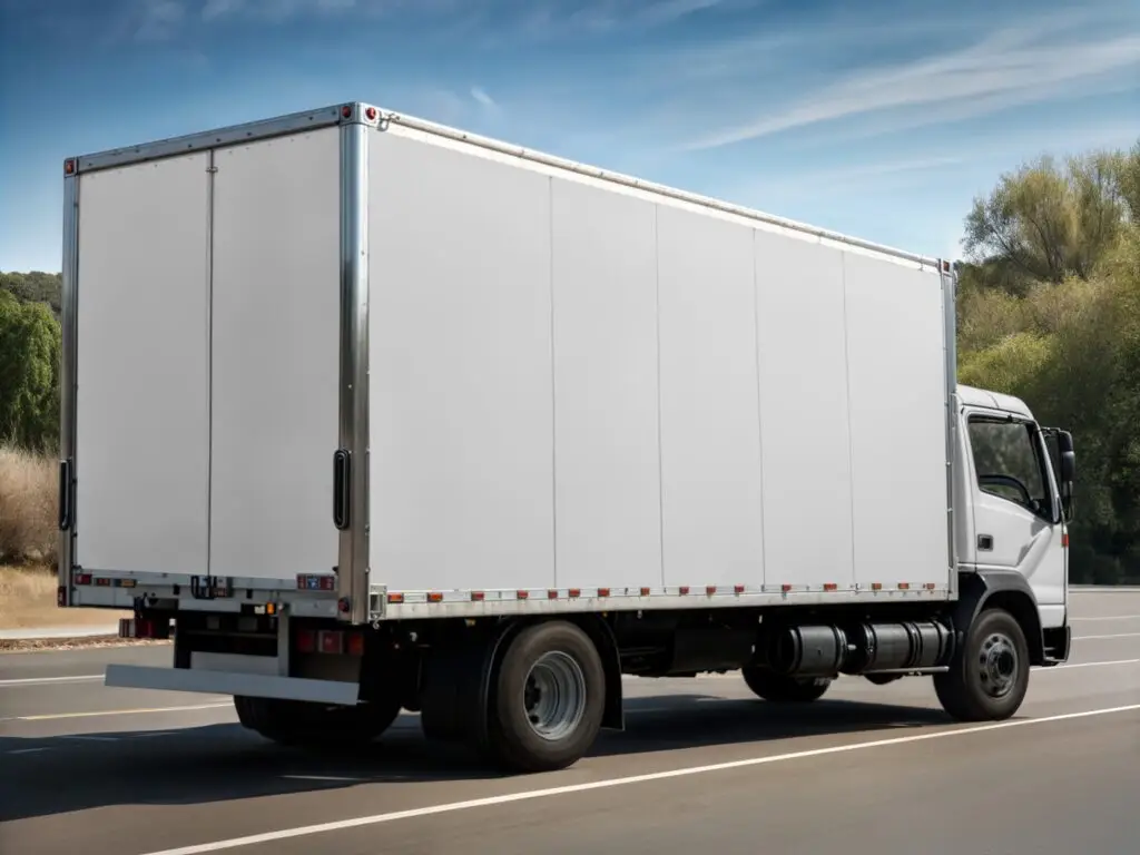 Long articulated lorry providing UK-wide road freight transport.